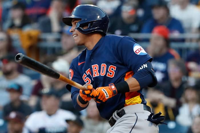 Houston Astros infielder Mauricio Dubon